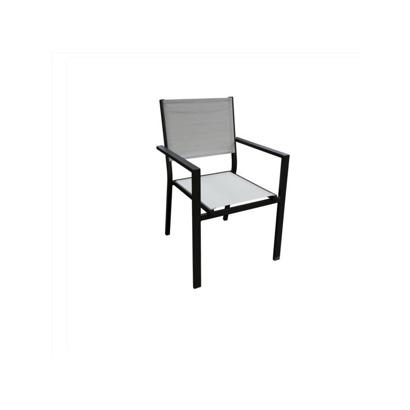SILLA JARD 60X56,5X87CM NATUUR ALUM/TEXT ANTR. NT118533