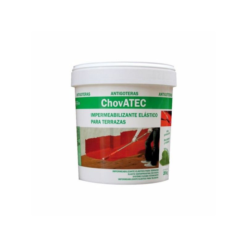 CAUCHO IMPERM. LIQ 20 KG TERRAZ BL CHOVATEC CHOVA 20 KG