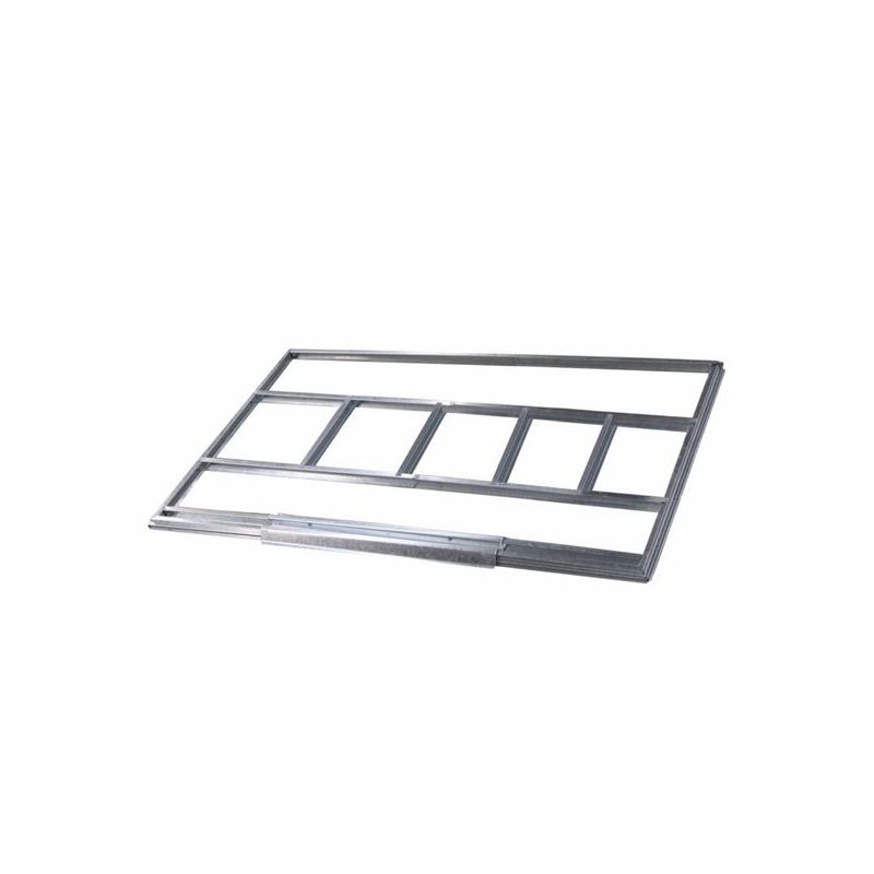 BASE CASETA 277X191CM NATUUR MET. GALV NT119912