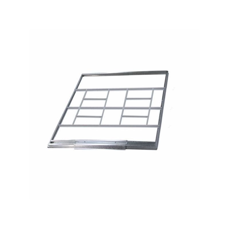 BASE CASETA 340X319CM NATUUR MET. GALV NT119913