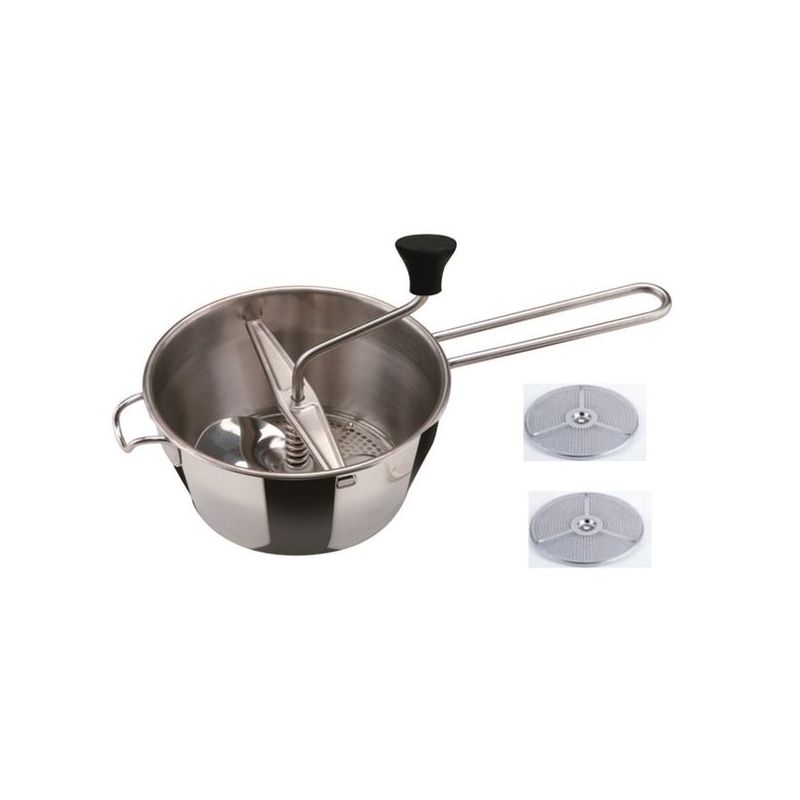 PASAPURE COC 2 DISCOS 15CM MANGO VARILLA INOX INOXIBAR