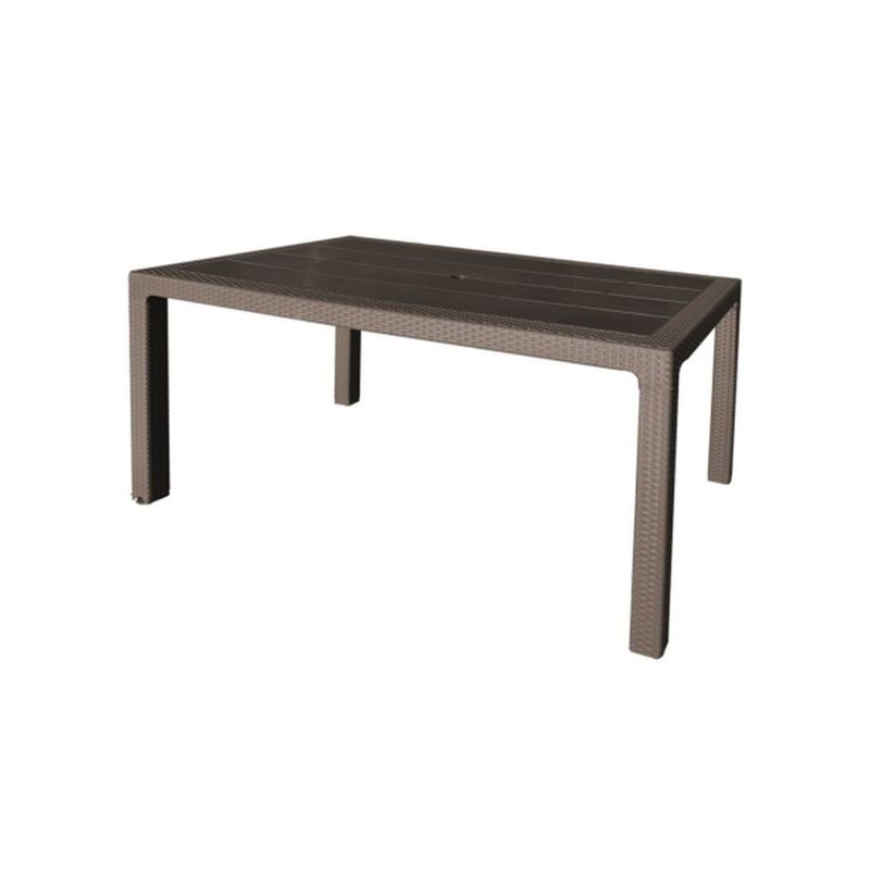 MESA JARD 150X90X72CM CHOCAL. RES GARDEN LIFE