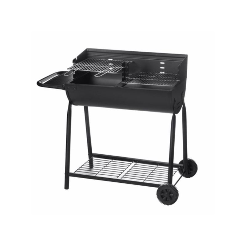 BARBACOA CARB 107X58X94CM 2 PARRILLAS C/RDA ACERO LDK GARDEN