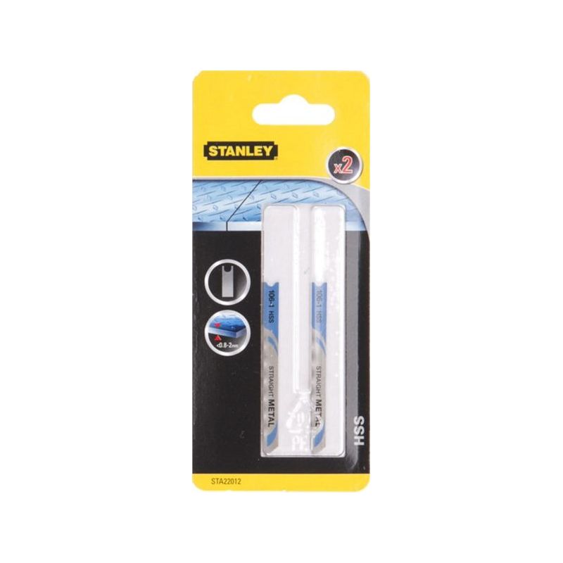 HOJA SIERRA CALAR ACERO 0,8-2,2MM VAST.&quot;U&quot; C/RECTO STANLEY 2