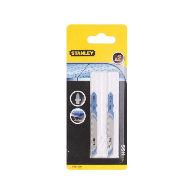 HOJA SIERRA CALAR ACERO 0,8-2,2MM VAST.&quot;T&quot; C/RECTO STANLEY 2
