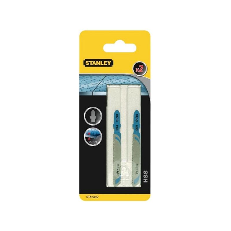 HOJA SIERRA CALAR ACERO 2,5-6,0MM VAST.&quot;T&quot; C/RECTO STANLEY 2