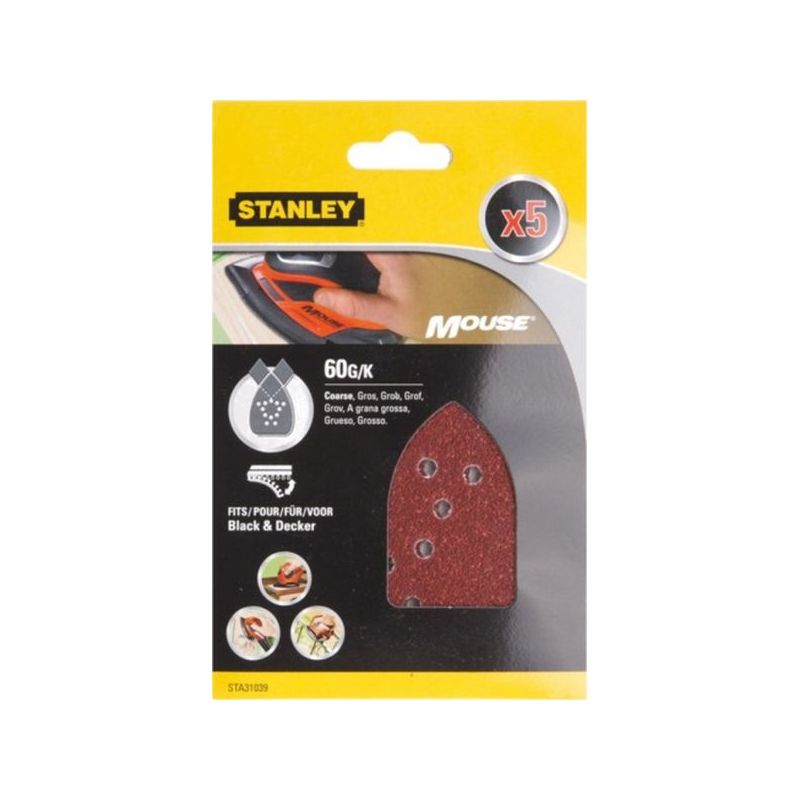 HOJA LIJA STANLEY MOUSE PERFOR. GR60 MA 5 PZ