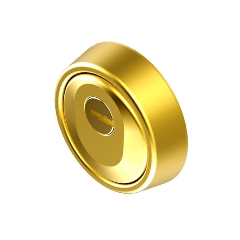 ESCUDO CILINDRO Ø 65x24/17MM HOPLON ACERO MAC.CARBONITRU BIC