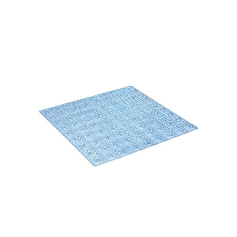 ALFOMBRA BAÑO ANTIDES. 54X54 DUCHA PP AZ BCN TATAY