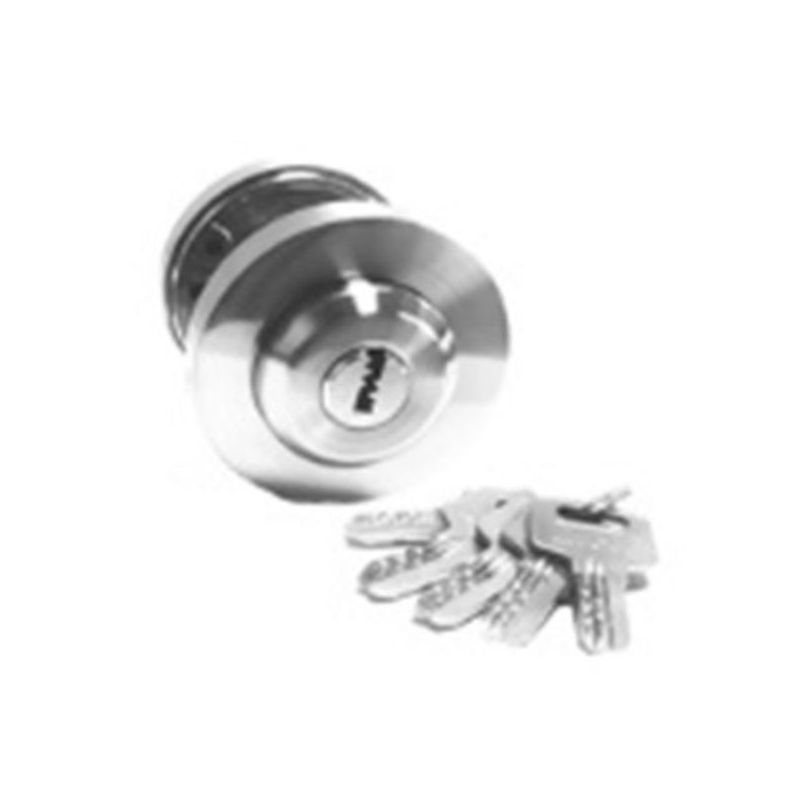 MULETILLA 50MM REDONDA ZAMAK NIQ/SAT CON LLAVE MICEL