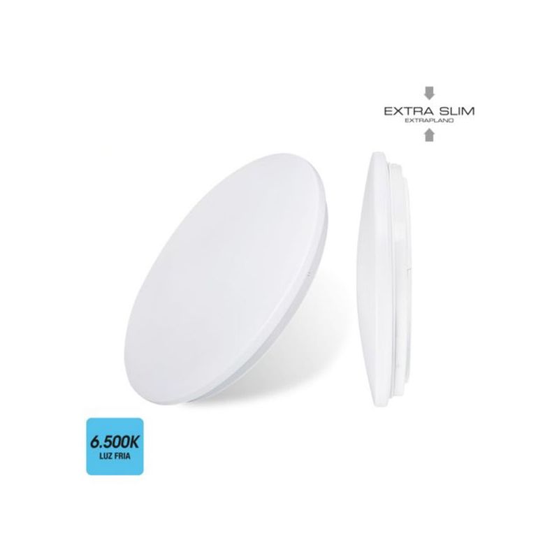 PLAFON CIRC 12W 840LM 6500K 26,5X5,7CM PL BL SUP. LED EXTRAP