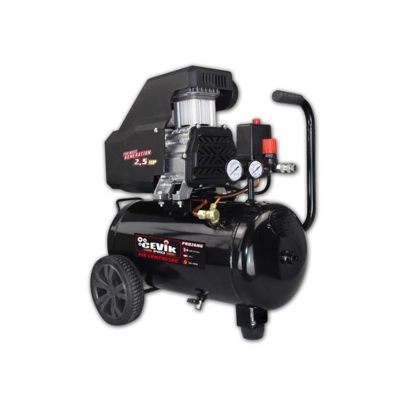COMPRESOR 24LT 2,5HP 8 BAR CEVIK
