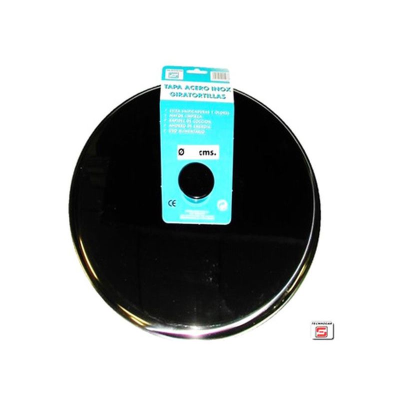 TAPA COC GIRATORTILLAS 26CM INOX THOGAR