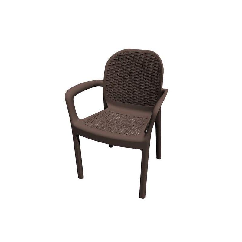 SILLA JARD 170X57,5X48CM GARDEN LIFE RES CHOCOL. MIRANDA 829
