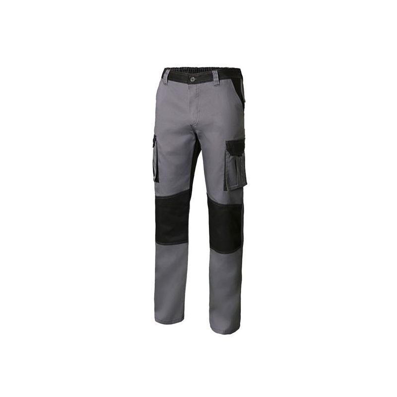 PANTALON TRABAJO T48 CON REFUERZO 65% POLI 35% ALG GR/NEG 1