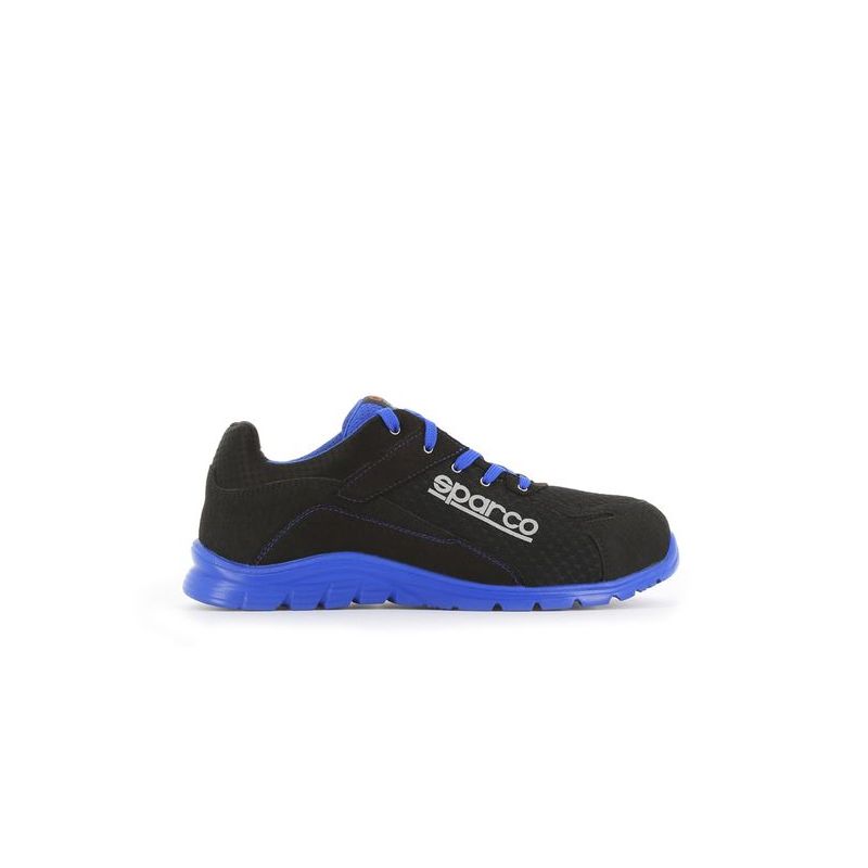 ZAPATO SEG T41 S1P PU-MD-SRC PRACTICE MALLA TRANS. NEGRA/AZU