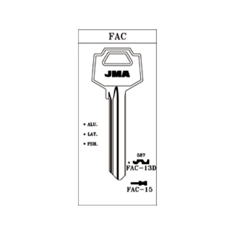 LLAVE CILINDRO EN BRUTO JMA AC FAC-15