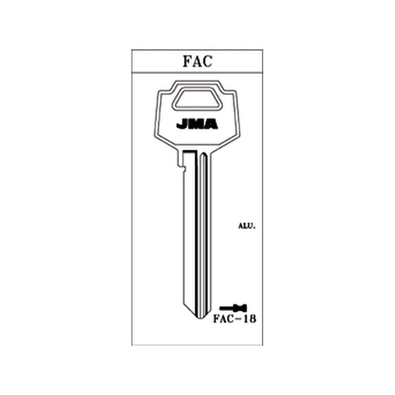 LLAVE CILINDRO EN BRUTO JMA AC FAC-18