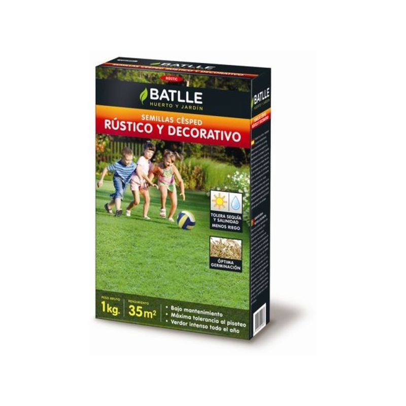 SEMILLA CESPED BATLLE RUSTIC DECORATIVO 051309 1 KG