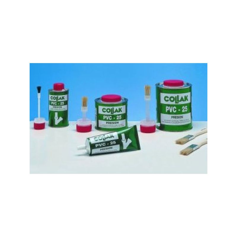 ADHESIVO PVC 1 LT 1000 ML PVC-25 PINCEL COLLAK