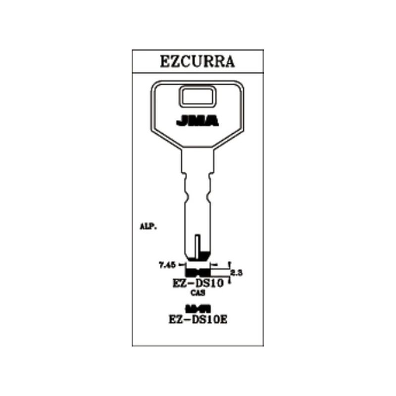 LLAVE PUNTOS EN BRUTO JMA ALPACA EZ-DS10E
