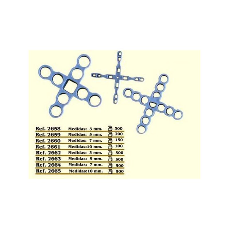 CRUCETA CONST 10MM PAVIMENTOS REVEST CV TOOLS 100 PZ