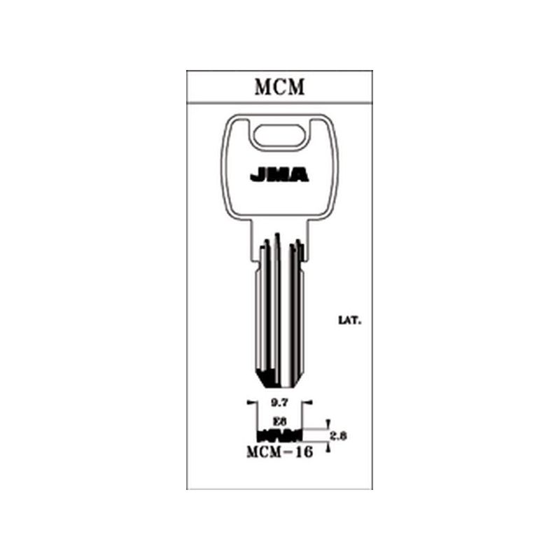 LLAVE PUNTOS EN BRUTO JMA LAT MCM-16E8