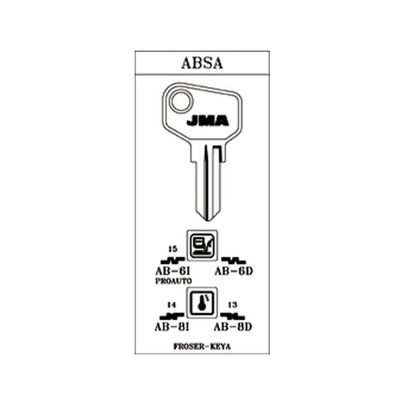 LLAVE CILINDRO EN BRUTO JMA AC AB-8D