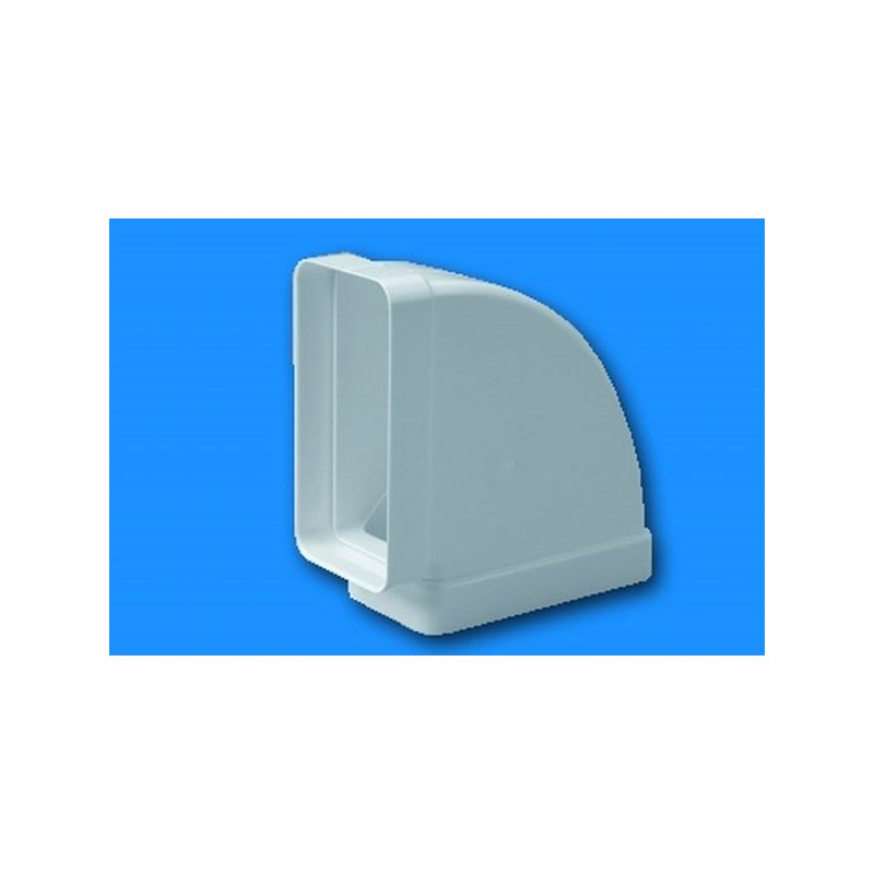 CODO EXTRACCION AIRE TUBO RECTANGULAR 110X55 IGN/AUT HORIZON