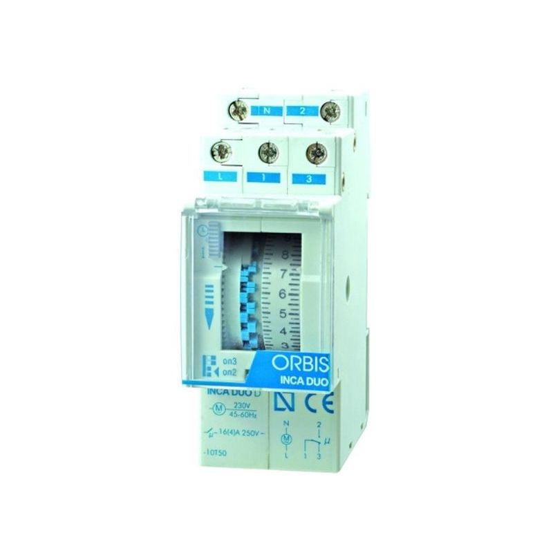 PROGRAMADOR DOMOT HORARIO ORBIS INCA DUO D 330132
