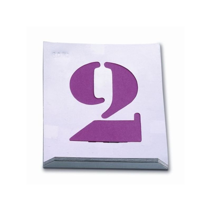 NUMERACION PINT 100 MM CHAPA ALUMINIO NUSAC