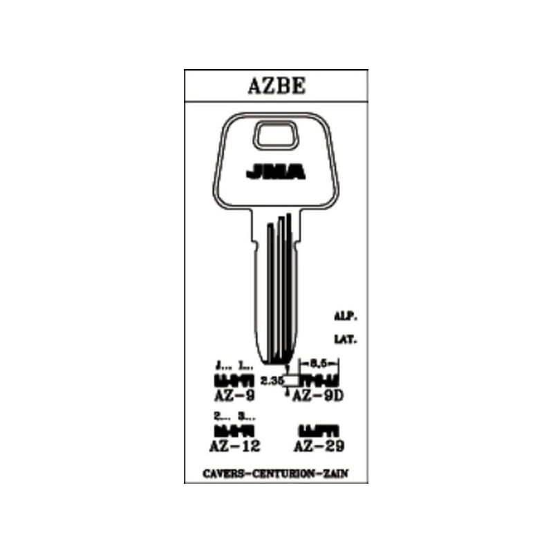 LLAVE PUNTOS EN BRUTO JMA LAT AZ-29