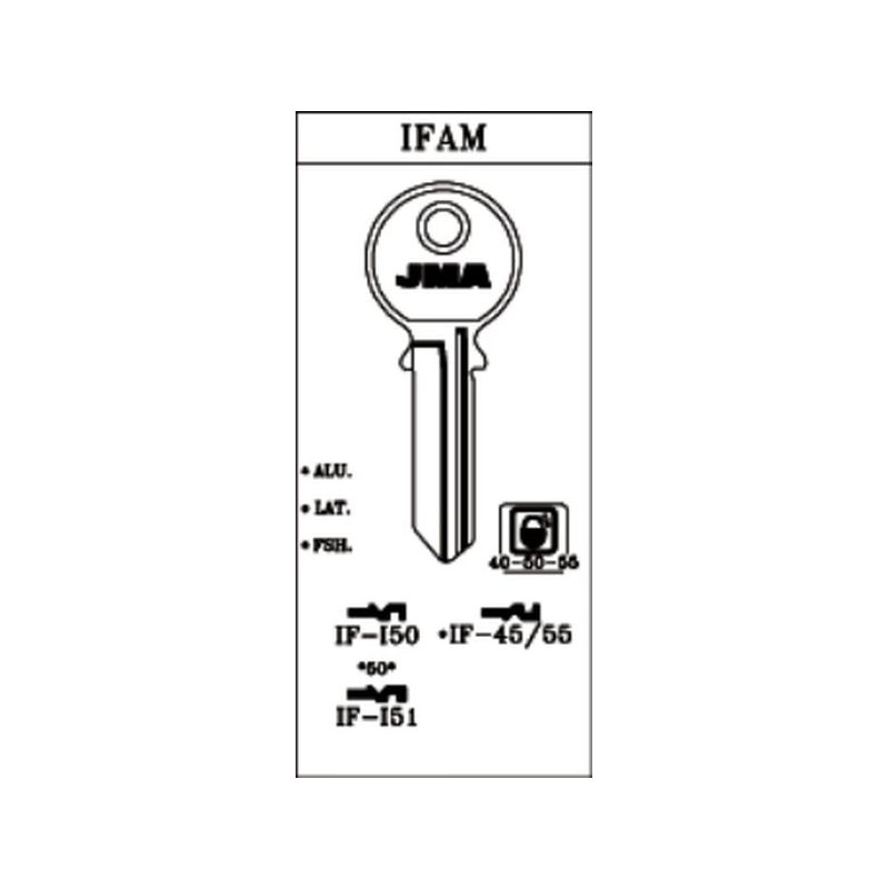 LLAVE CILINDRO EN BRUTO JMA AC IF-I51