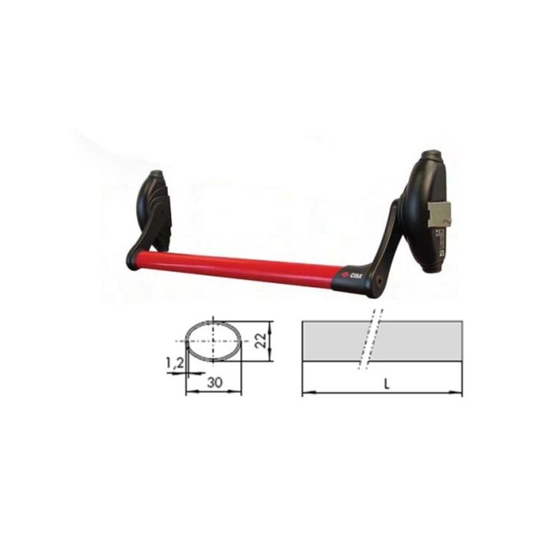 BARRA ANTIP. SOBR. 90CM 107007130 RO SERIE 59600 CISA