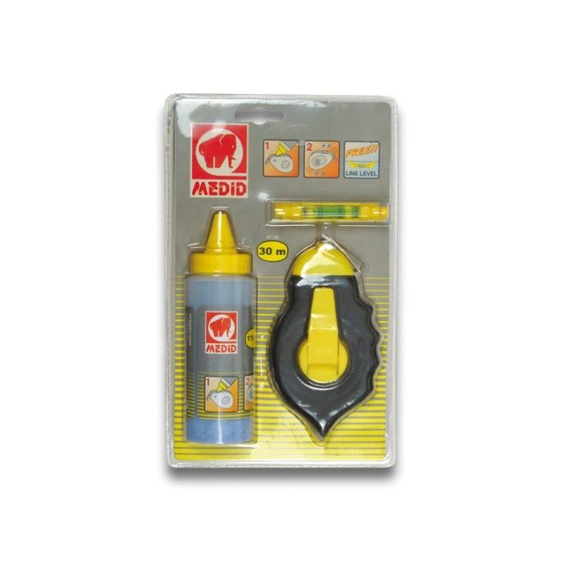 PLOMADA ALB. TRAZAD. 30MT COL.115GR NIV.CORDEL ABS MEDID
