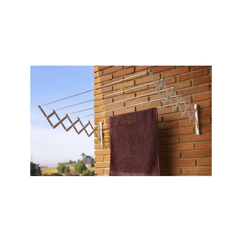 TENDEDERO PARED 5 B. 120CM EXT AC.EP. BL ACORDEON CUNCIAL