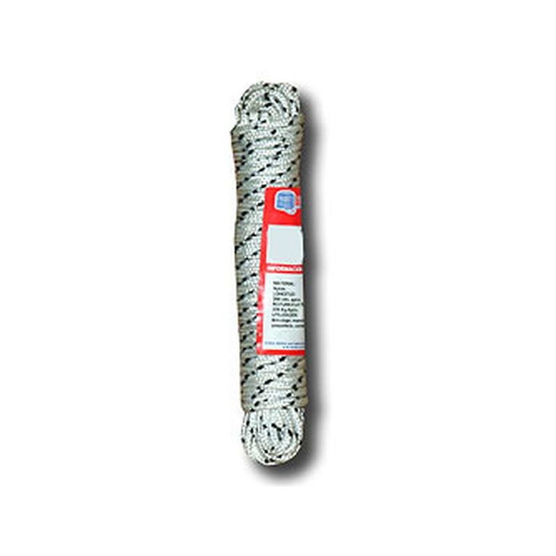 CUERDA TRENZ. 08MM NYL BL/AZ H.PERIO 10 MT