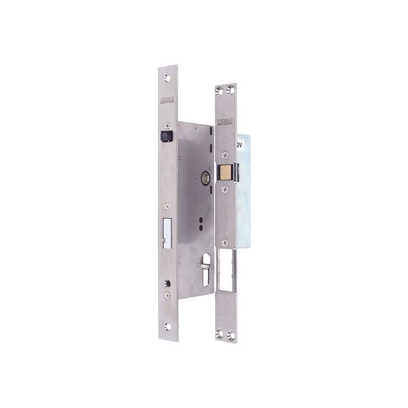 CERRADURA ELEC DUO 50/85 INOX DORCAS