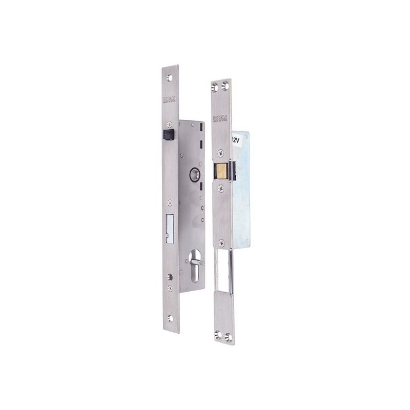 CERRADURA ELEC DUO 25/85 INOX DORCAS