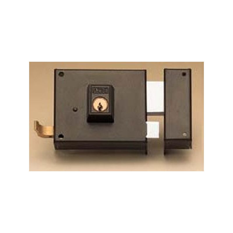 CERRADURA SOBR. 100X50MM 125100IHN H.NIQ. PIC/PAL IZQ YALE