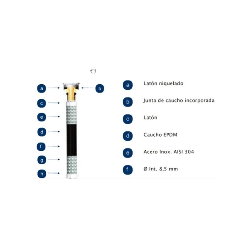 LATIGUILLO CAL. MH 3/4-3/4&quot;-50CM 16B 110§ IN. GIGANTE FILNOX