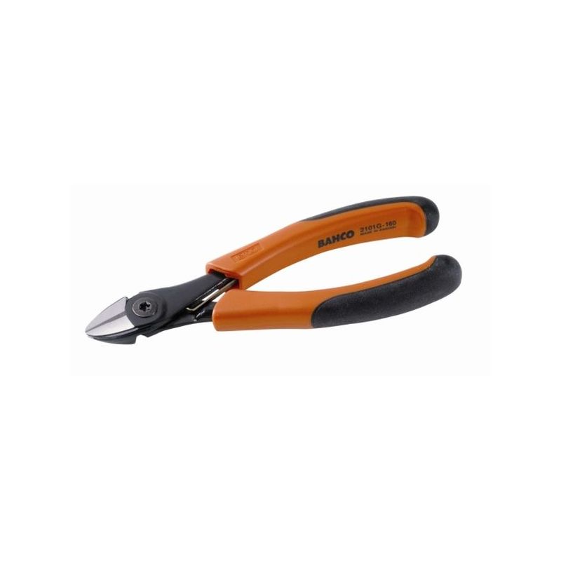 ALICATE CORTE DIAGONAL 140MM M/BIM FOSFAT CON CLIP BAHCO