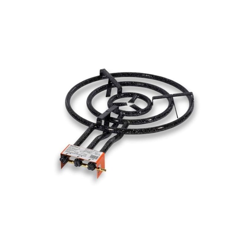 PAELLERO GAS BUTANO 3 FUEGOS 70CM RDO H. M700 LA IDEAL