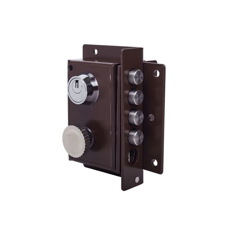 CERRADURA SEG. SOBR. 88X40MM 5240-70-I MARR 4 BUL IZQ JIS