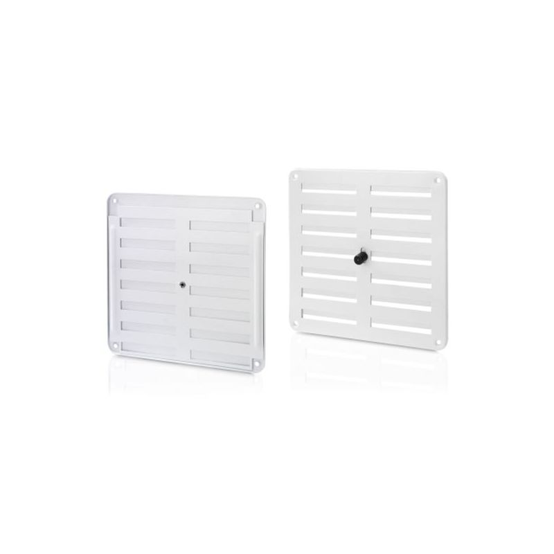 REJILLA VENT REGUL. 170X170MM ALU ESM.BCO INOFIX