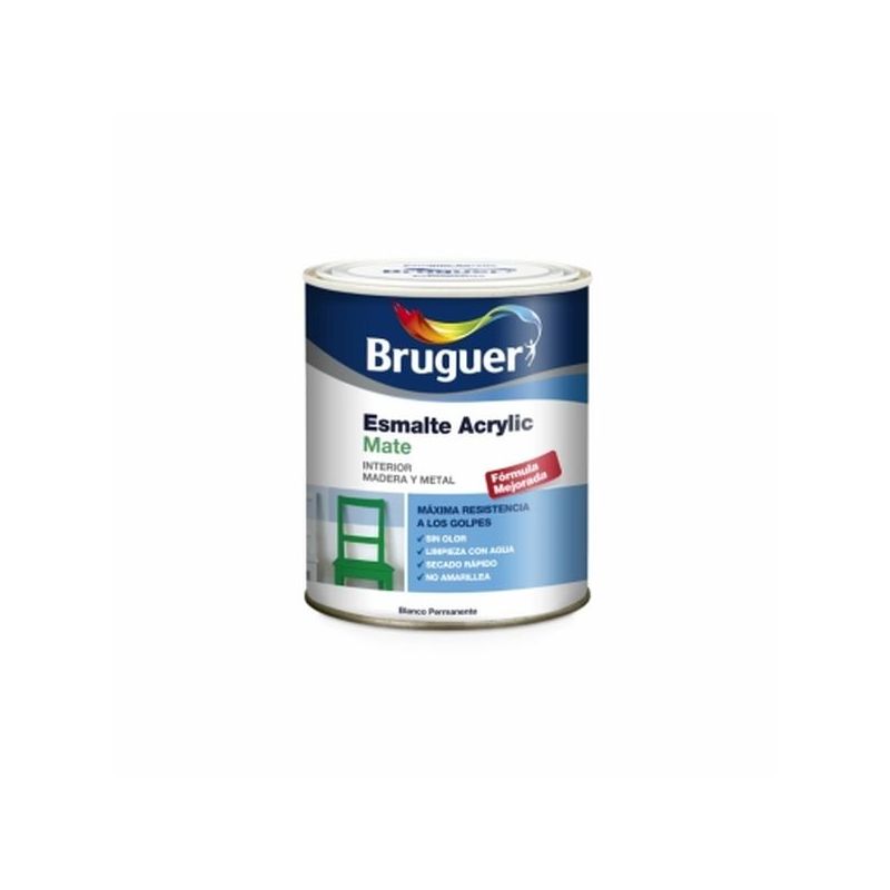ESMALTE SINT MATE 750 ML BL INT. BRUGUER