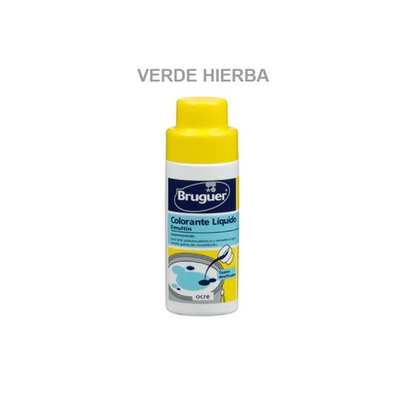 TINTE CONCENTRADO AL AGUA 50 ML VER/HIE EMULTIN BRUGUER