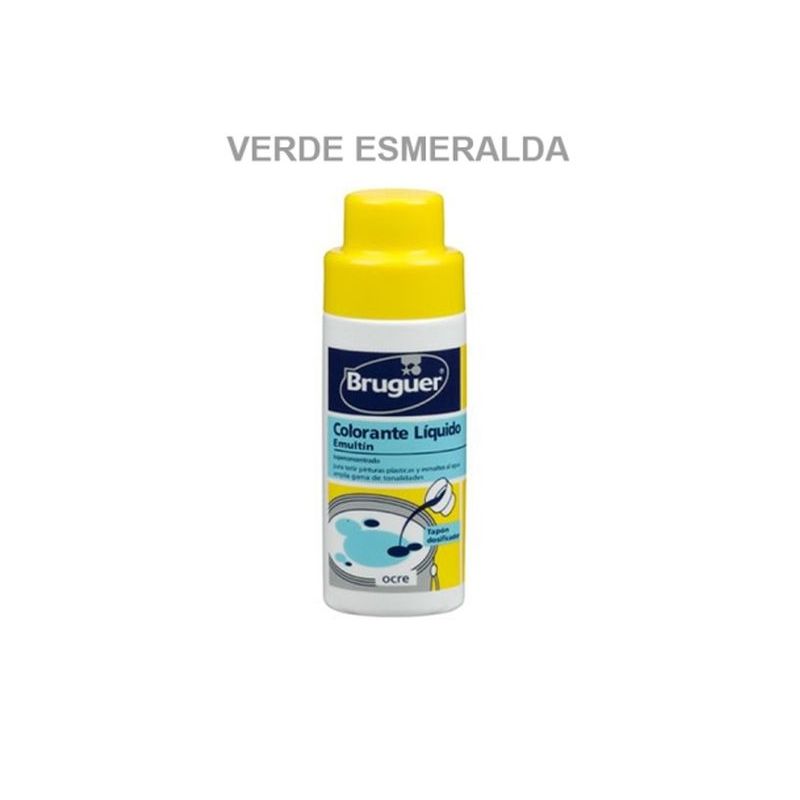 TINTE CONCENTRADO AL AGUA 50 ML VER/ESM EMULTIN BRUGUER