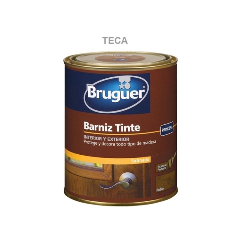 BARNIZ MAD SAT. 250 ML TECA INT/EXT SINT. BRUGUER