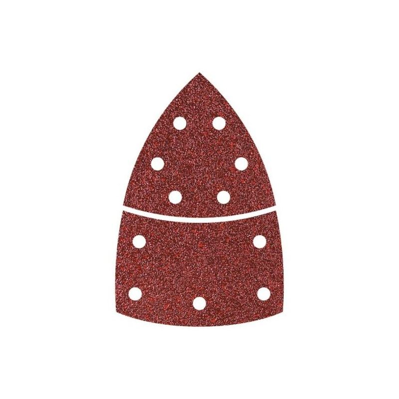 HOJA LIJA WOLFCRAFT ESMERIL TRIANG 095 MM GR60 ADH MA 10 PZ